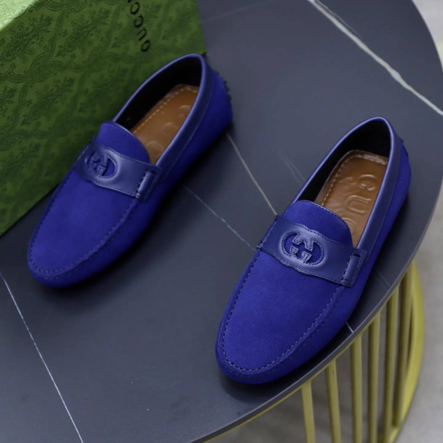 Ex-factory price: 480💰【GUCCI】Gucci ⚠️High-end men’s driving and pedal series ⚠️38-44 (customized for 45) ⚠️All original cowhide leather! Thick and soft! Made entirely of calfskin lining! Rubber sheet anti-slip beanie sole! Three-dimensional package technology! Fashionable and classic! Handicrafts! Original high quality! Feel free to compare!